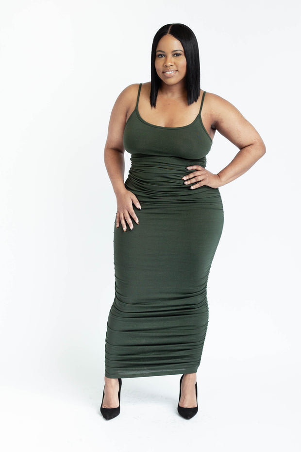 Level Up Ruched Dress - Flawless Damsels