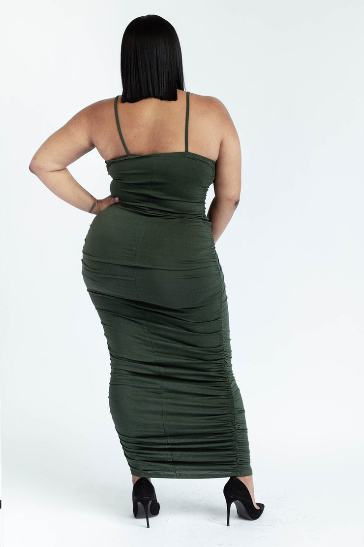 Level Up Ruched Dress - Flawless Damsels