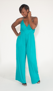 Go with The Flow Wide Leg Jumpsuit - Flawless Damsels